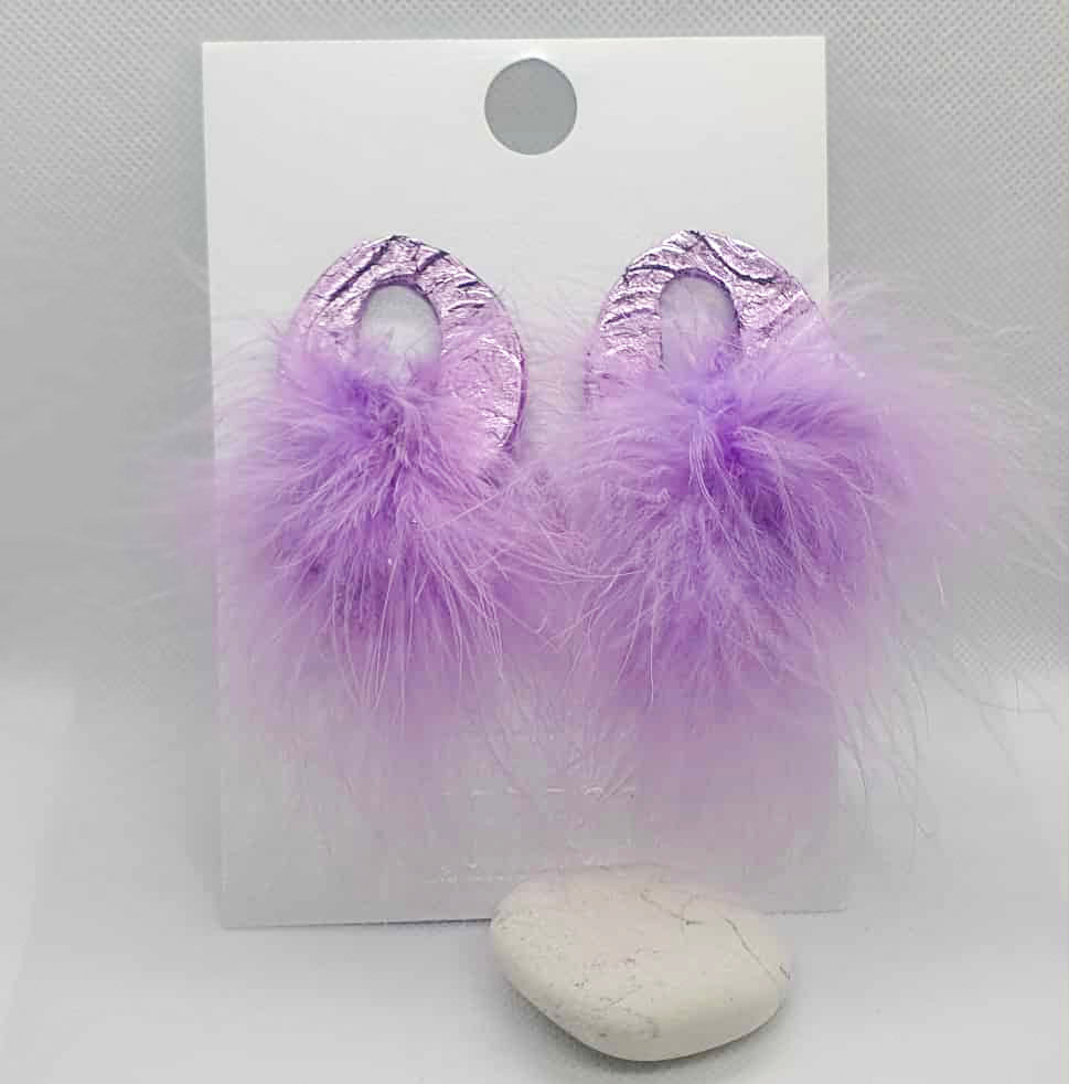 PHOENIX SHINE Earrings-Lilac