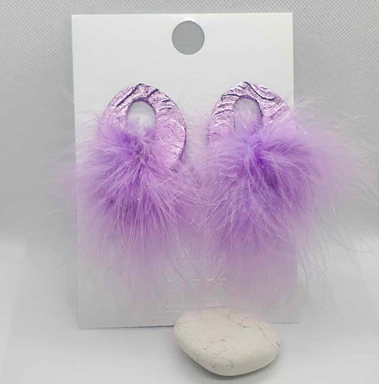PHOENIX SHINE Earrings-Lilac