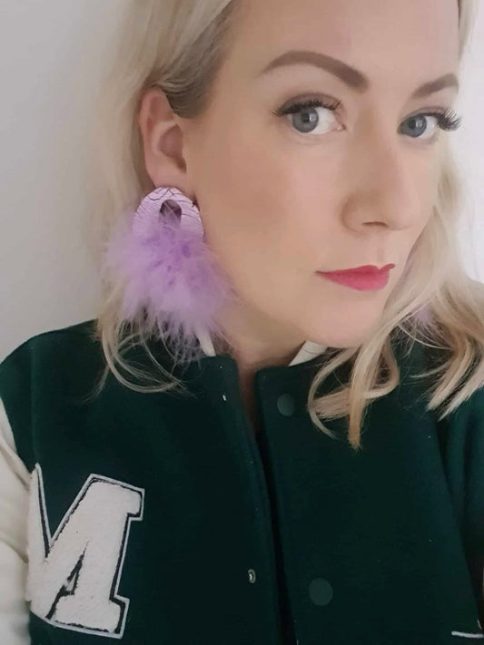 PHOENIX SHINE Earrings-Lilac