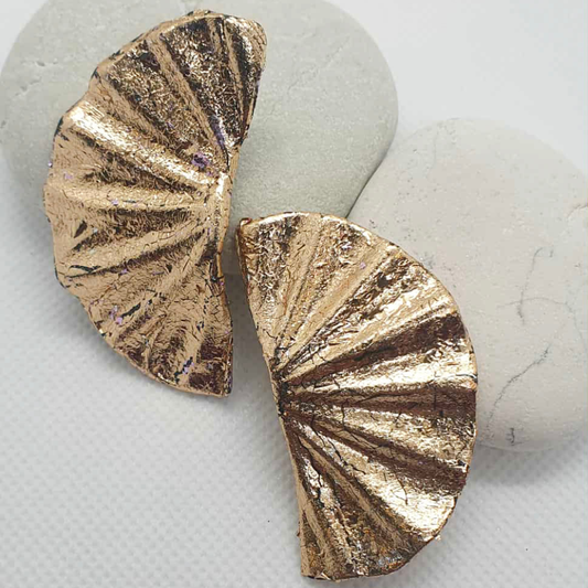 FLUTTER Earrings-Gold