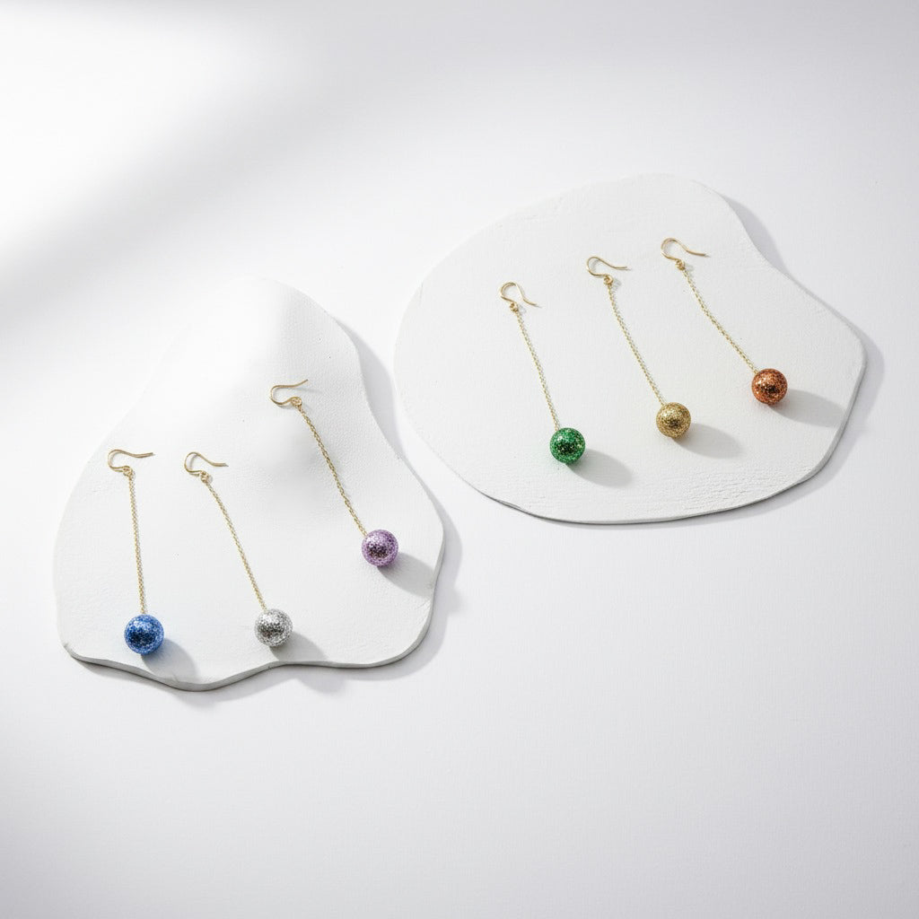 DAZZLE DROP Earrings in 6 colours