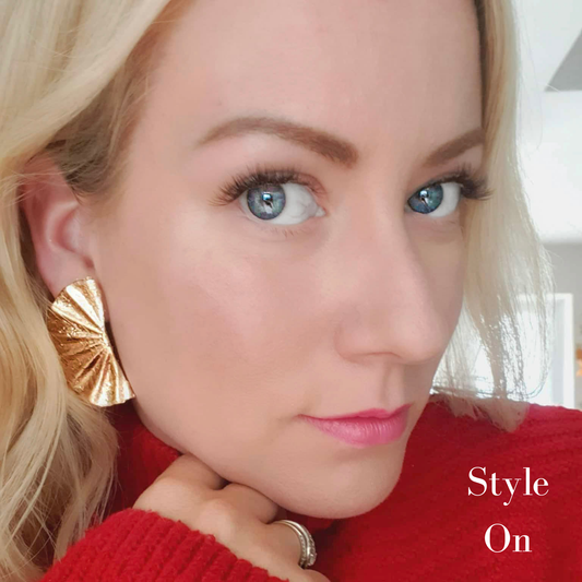 FLUTTER Earrings-Gold