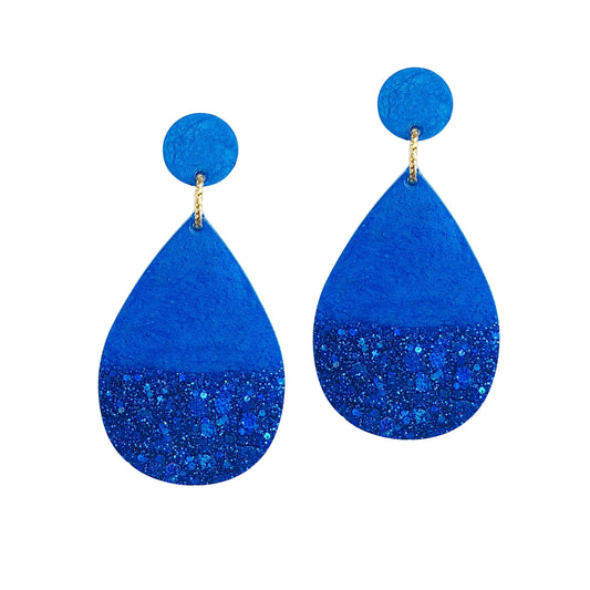 TAUTOU Earrings- Cobalt Blue