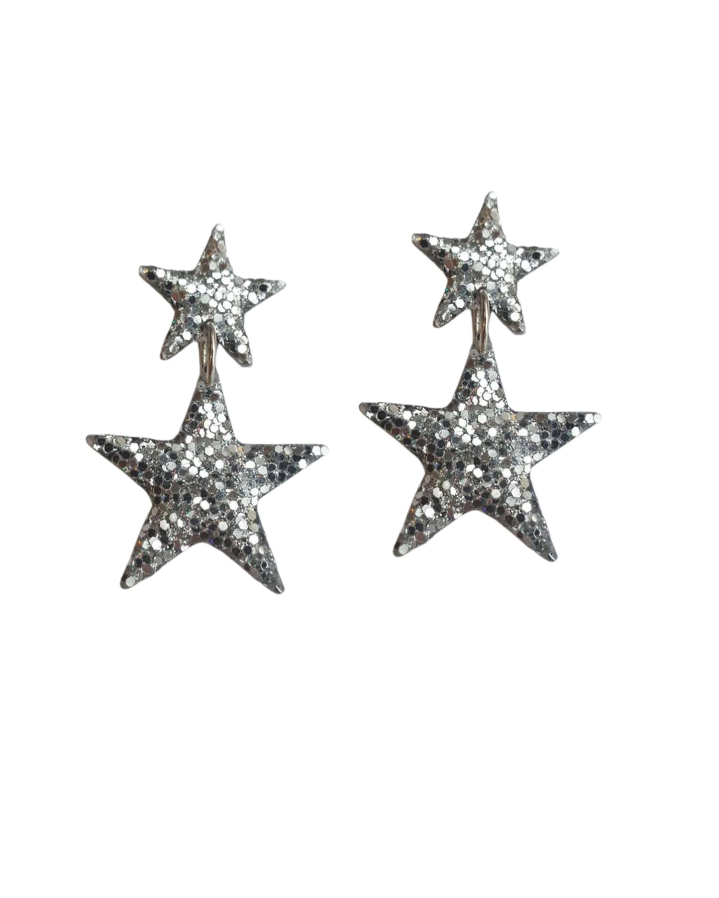 URBAN STAR Earrings - Silver & gold