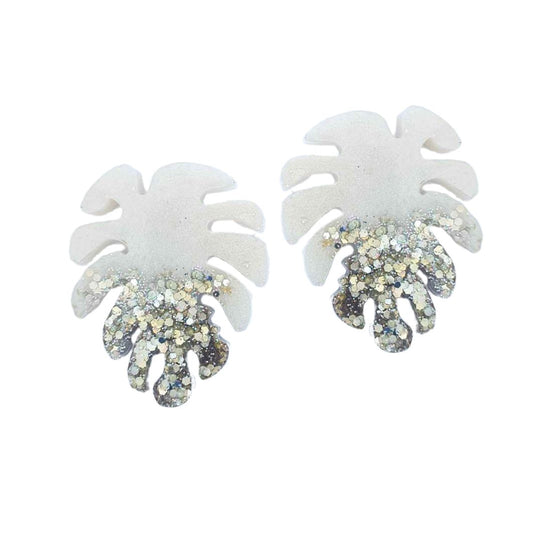 COCOBAY Earrings- White & Gold