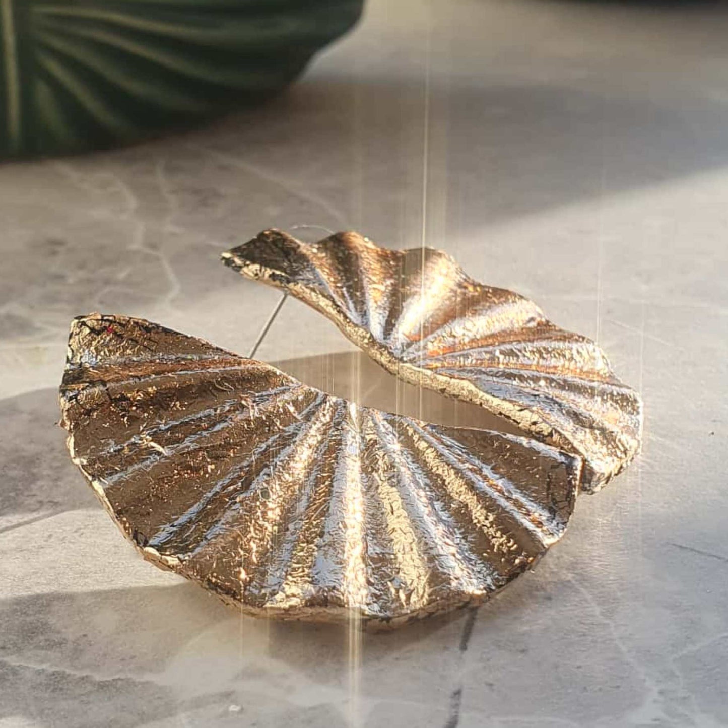 FLUTTER Earrings- Silver, Gold & Lilac