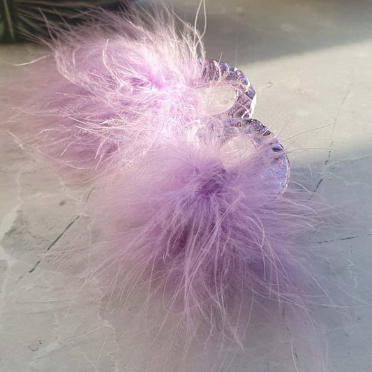 PHOENIX SHINE Earrings-Lilac, Navy & Teal