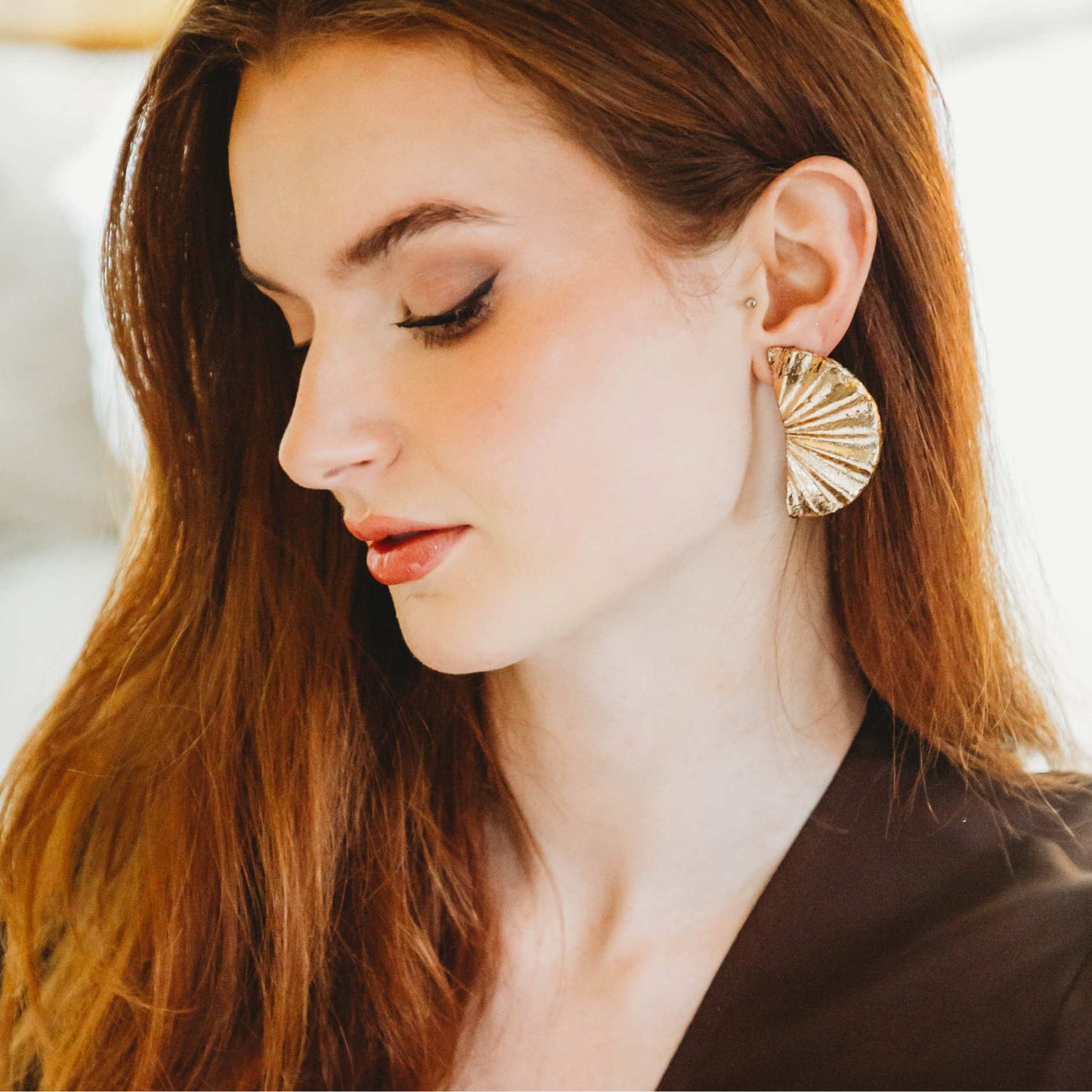 FLUTTER Earrings- Silver, Gold & Lilac