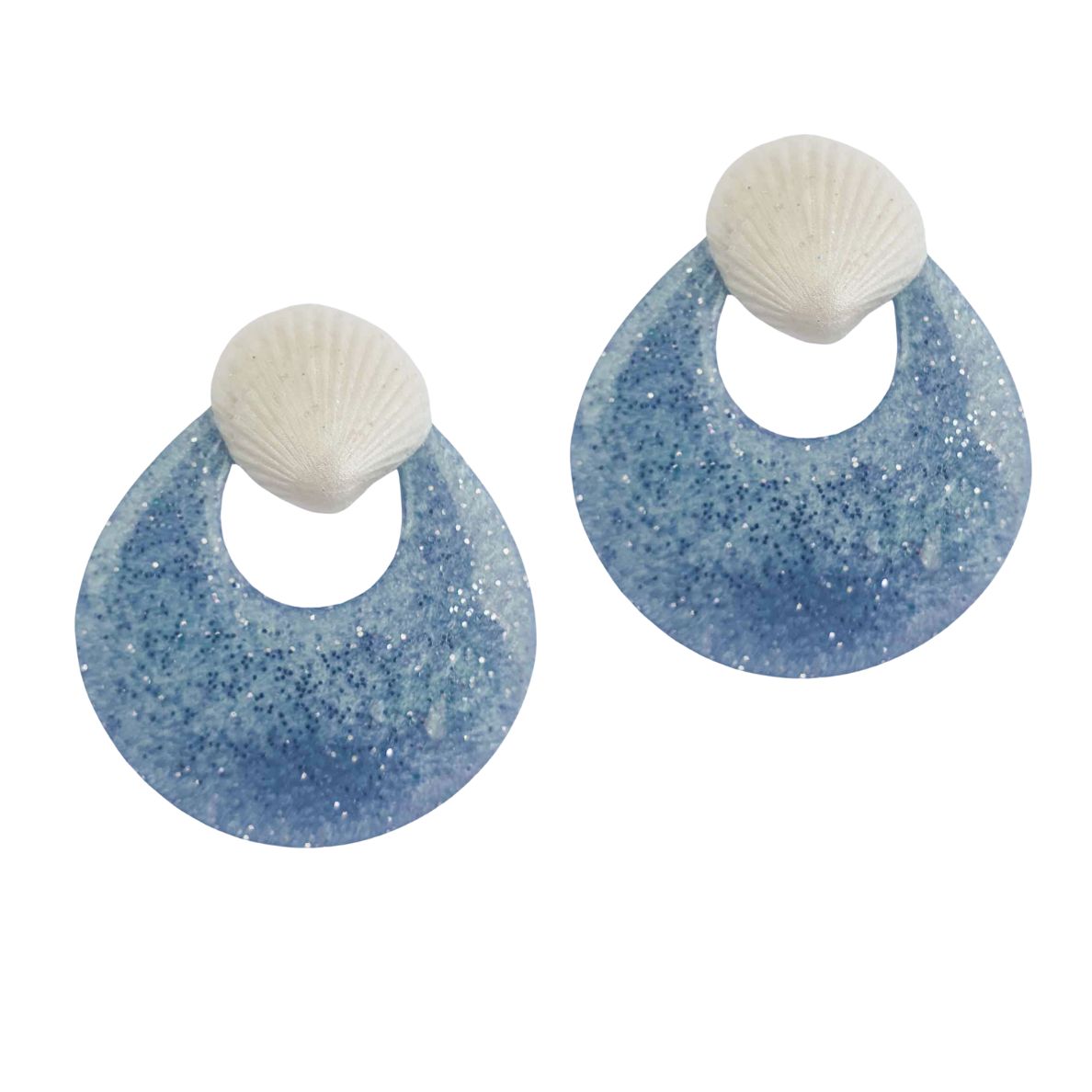 MYKONOS COVE Earrings- Baby blue