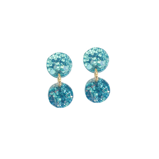 WINNIE MINI Earrings- Aqua