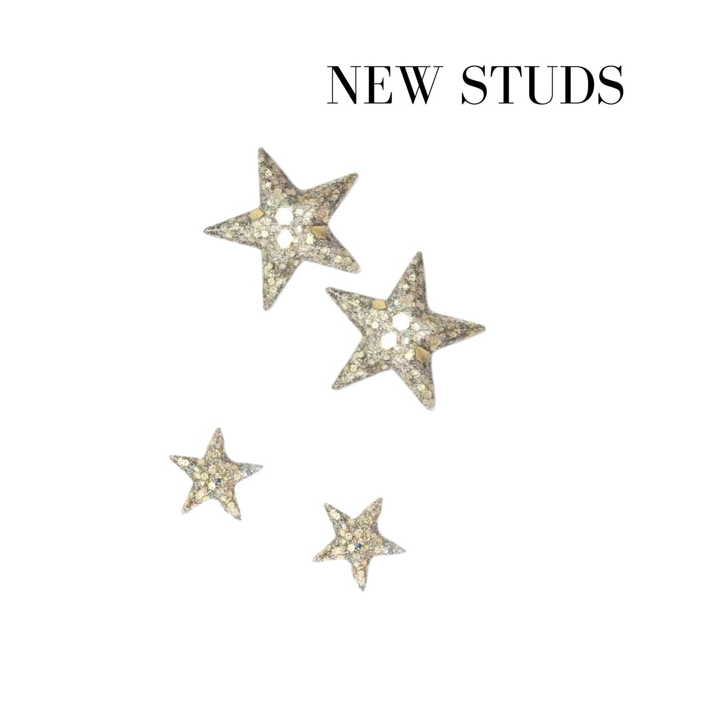 Star Studs- Gold, Silver