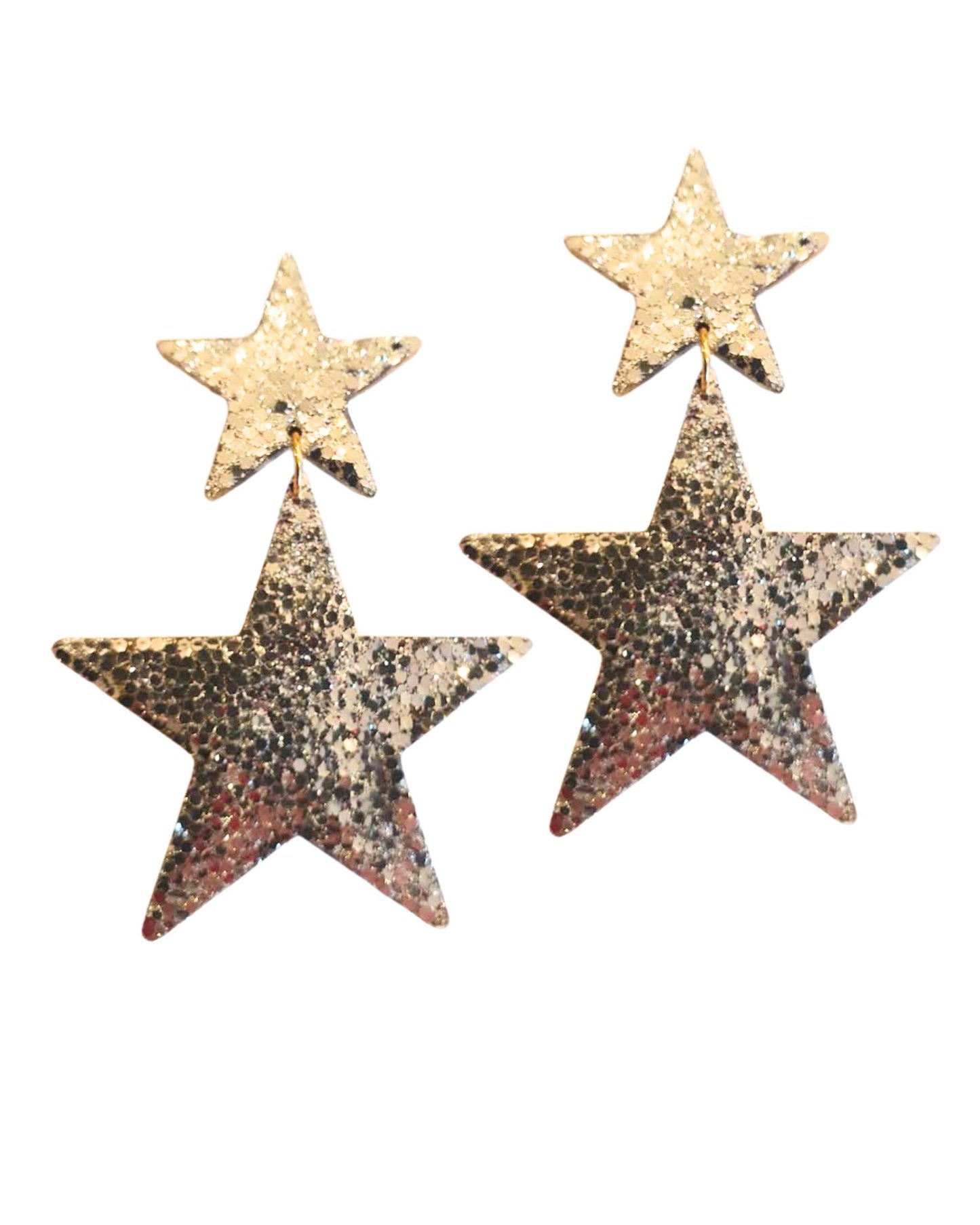 URBAN STAR Earrings - Silver & gold