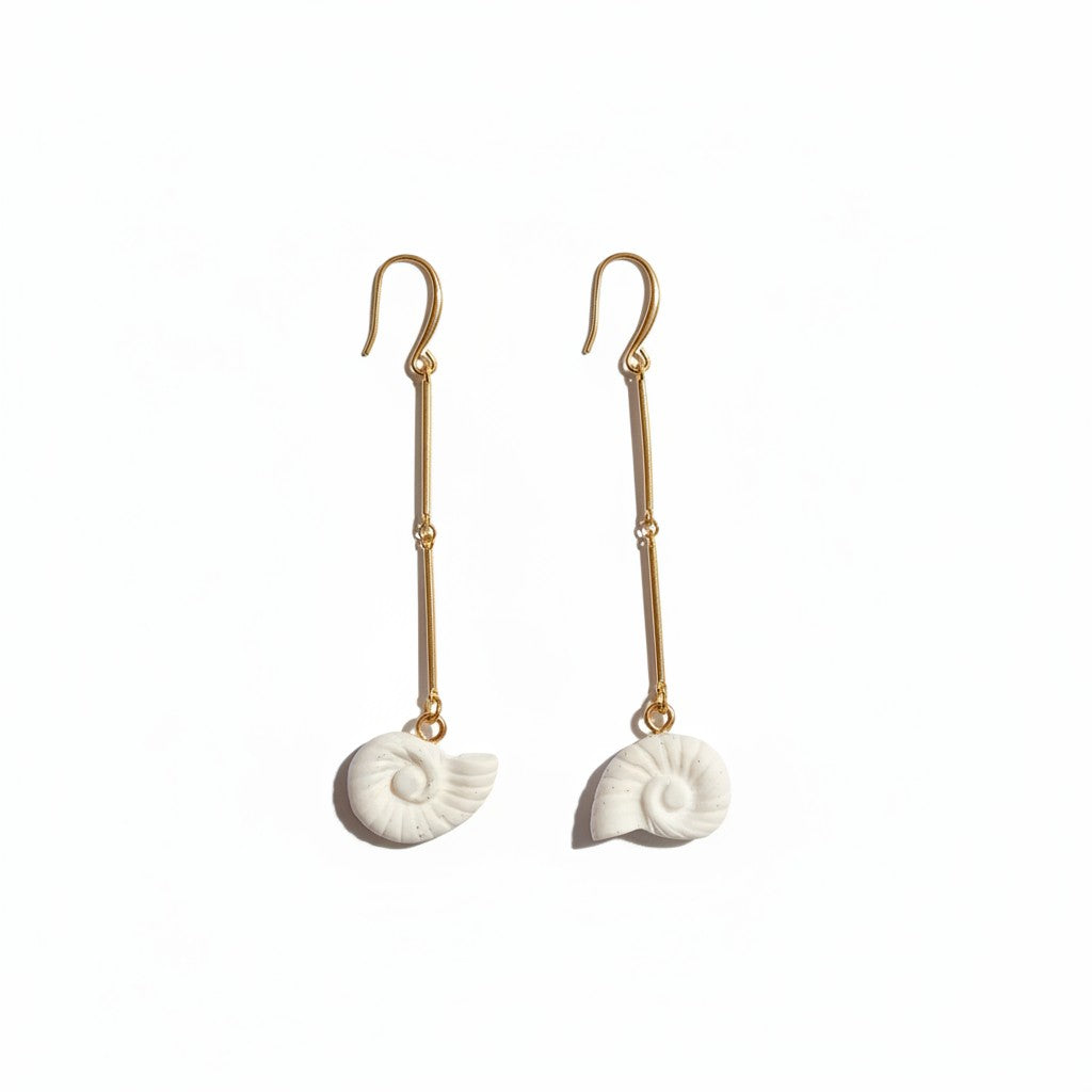 THE HORIZON Earrings - White
