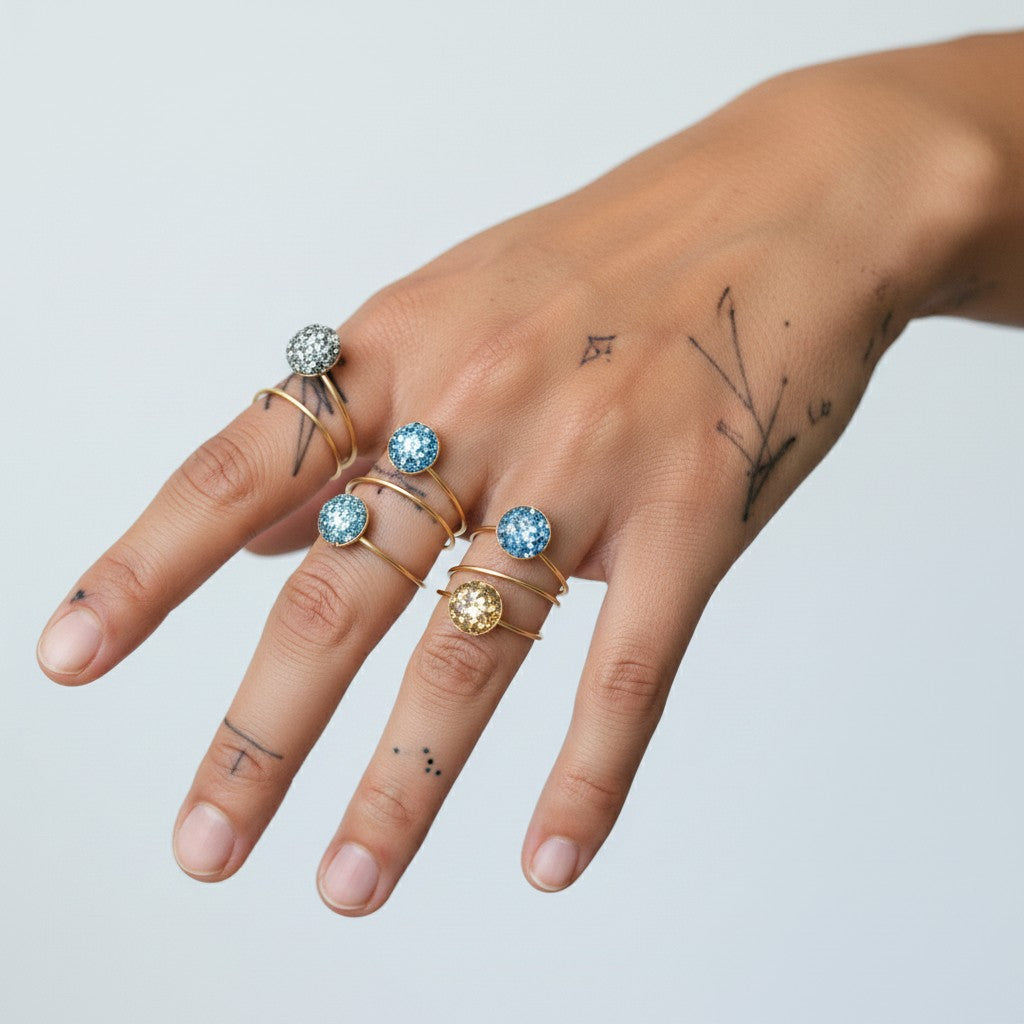 Wrap Rings- 4 colours