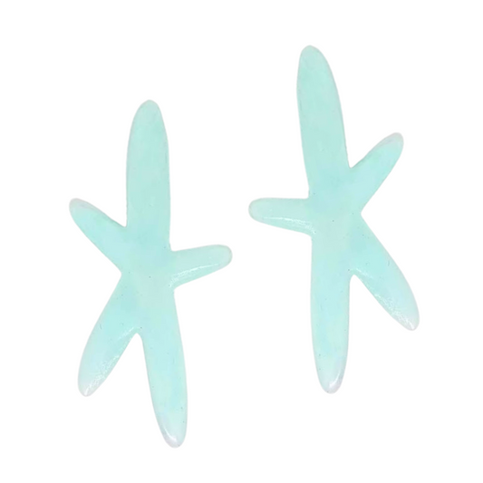 IMMI Earrings - Stoney Aqua