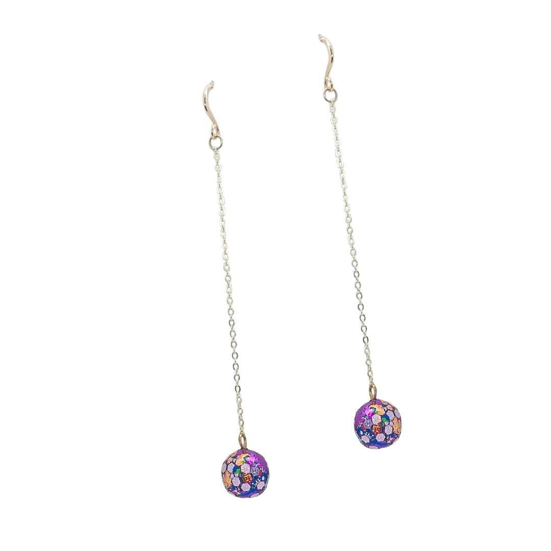 RAINBOW Earrings- two lengths