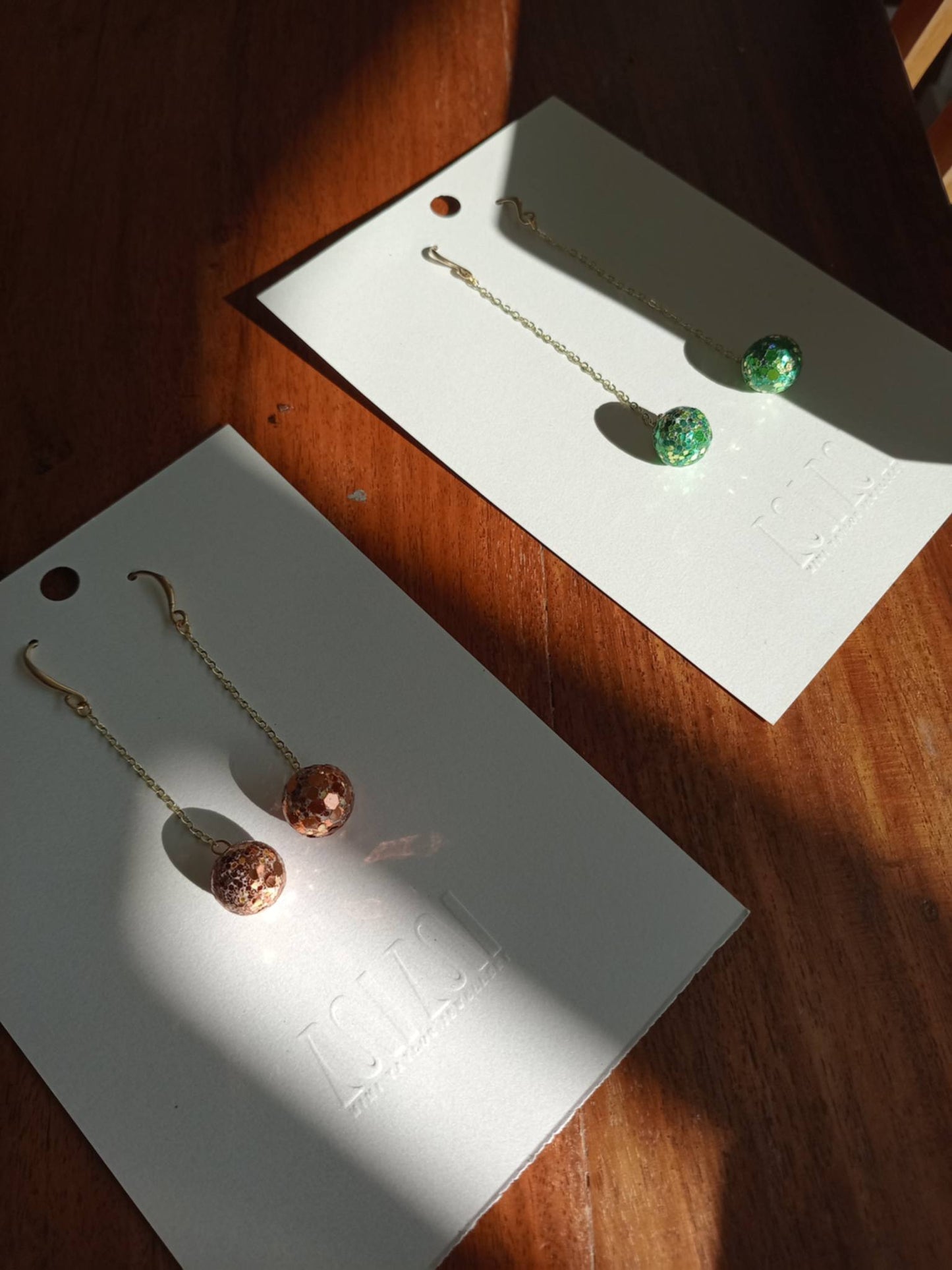 DAZZLE DROP Earrings in 2 colours
